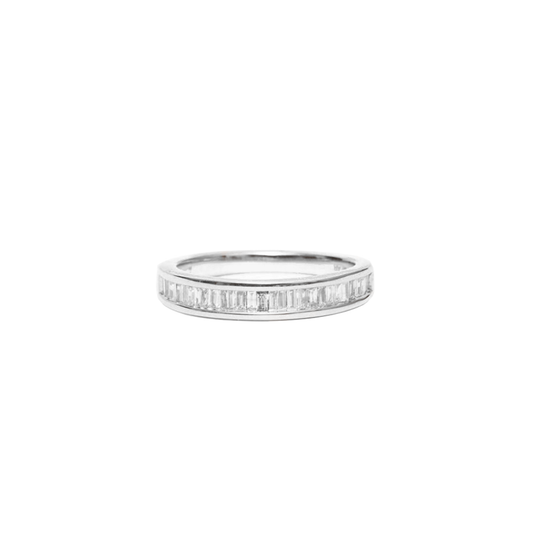 .50cts Baguette cut Half Eternity ring