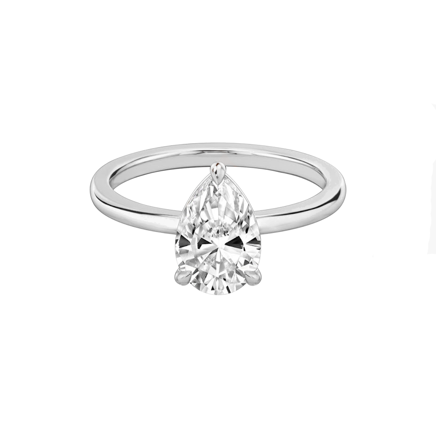 .60ct Pear cut Solitaire ring