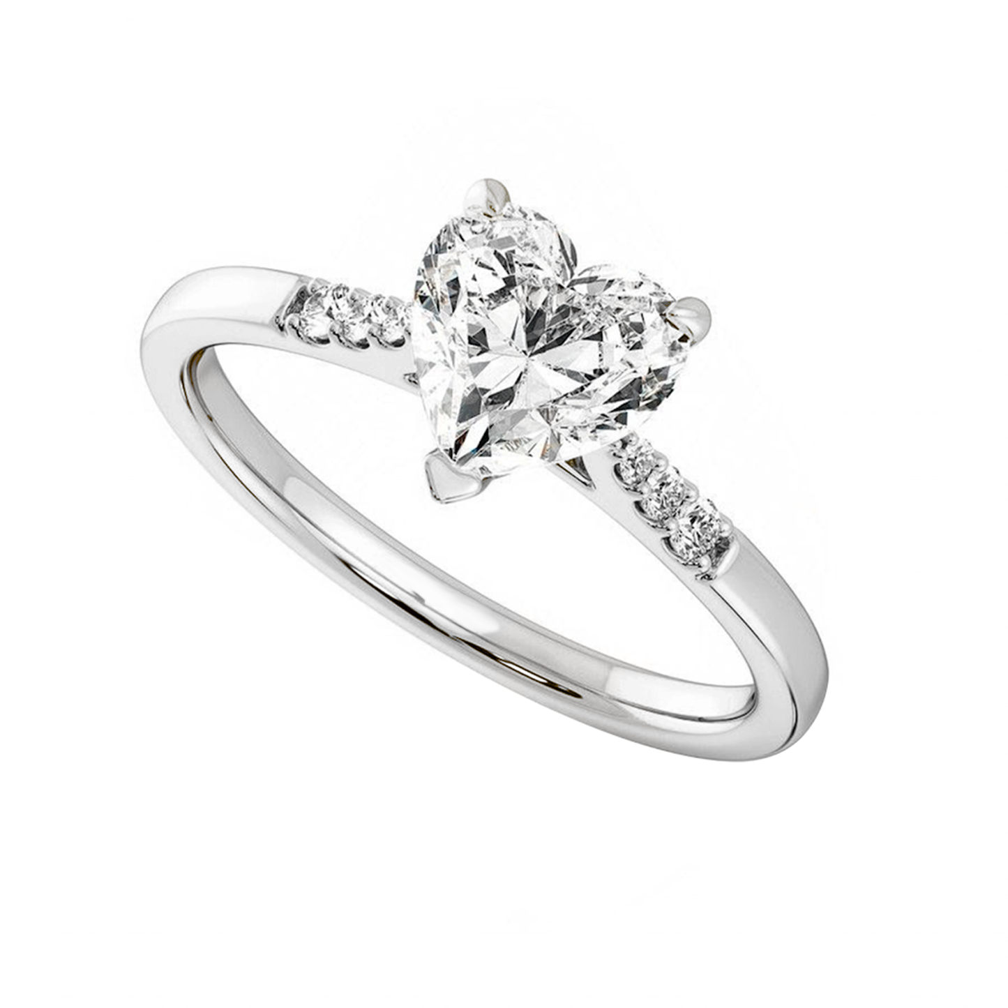 .65cts Heart cut ring