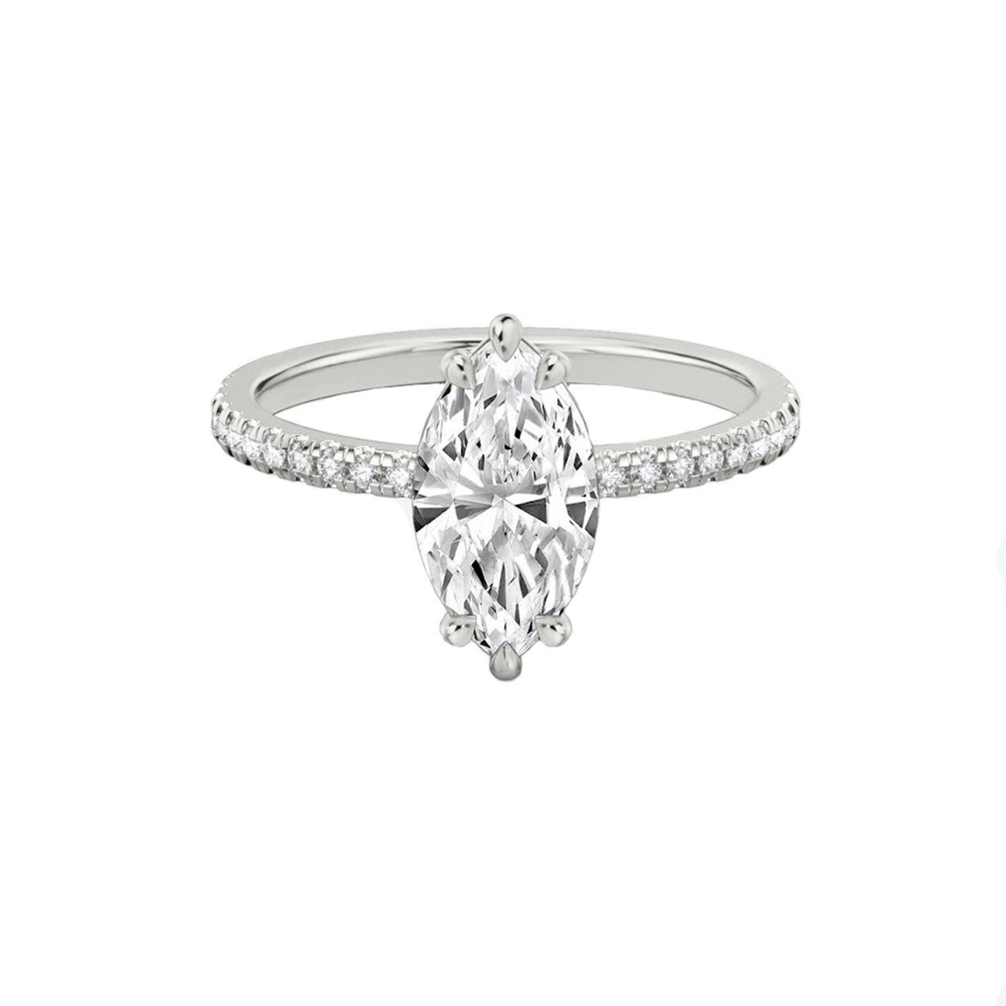 .70cts Marquise cut Pavé ring