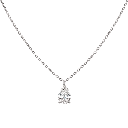 .50ct Pear cut Solitaire necklace