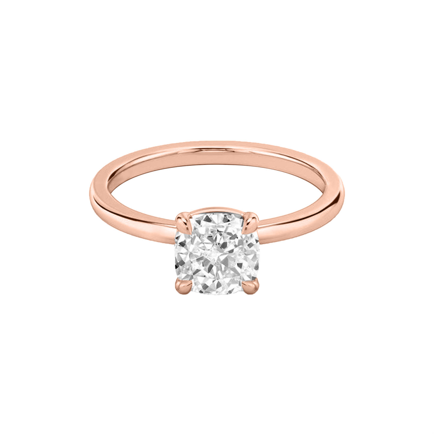 .50 Cushion cut Solitaire ring