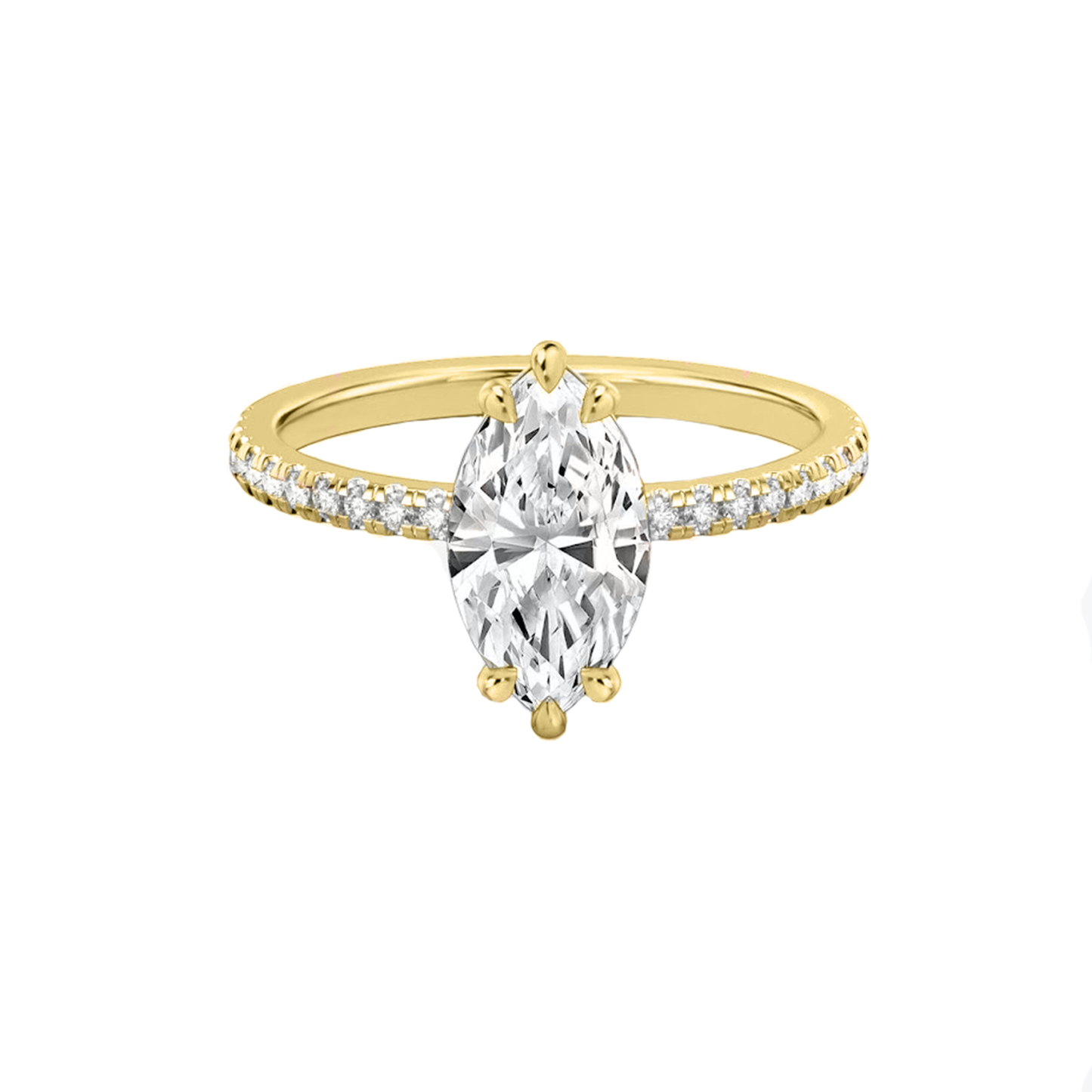 .70cts Marquise cut Pavé ring