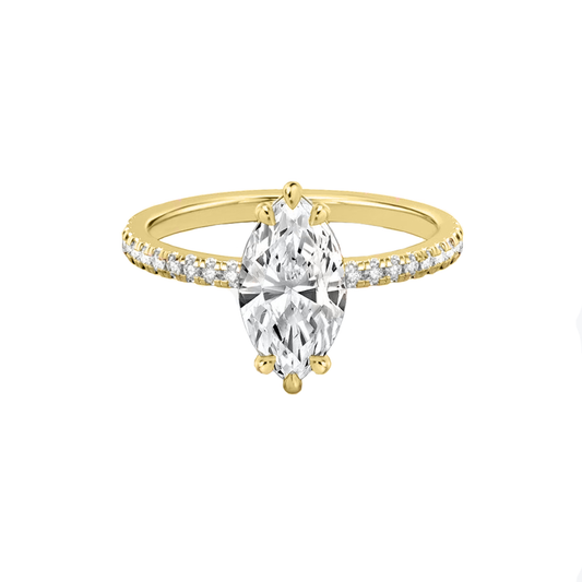 .70cts Marquise cut Pavé ring