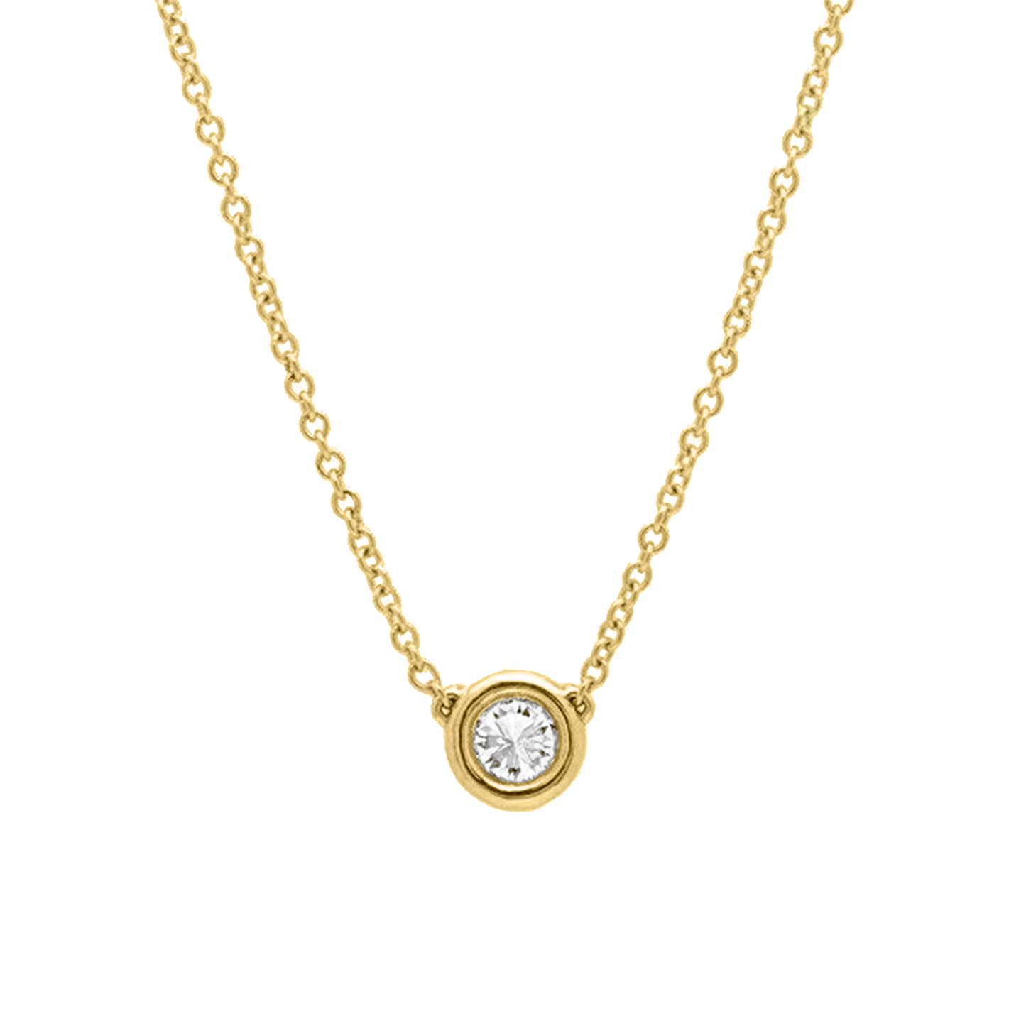 .40ct Round cut Solitaire necklace