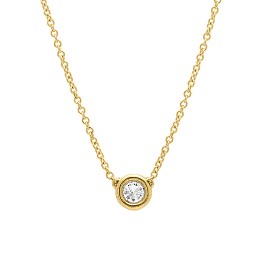 .40ct Round cut Solitaire necklace