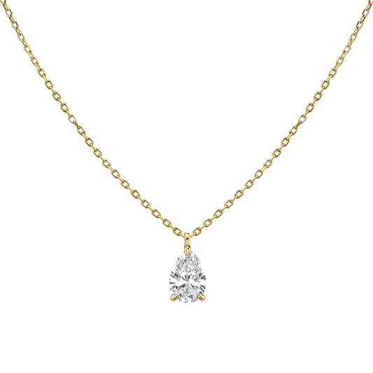 .50ct Pear cut Solitaire necklace