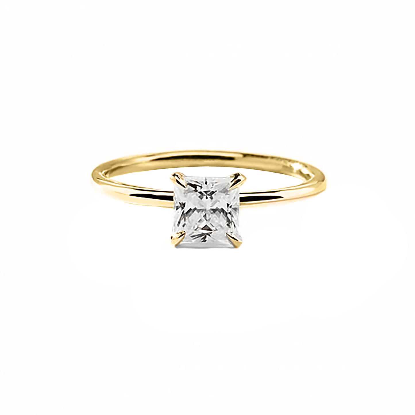 .50ct Princess cut Solitaire ring