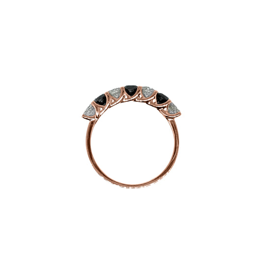 1cts 7-stone Round cut ring