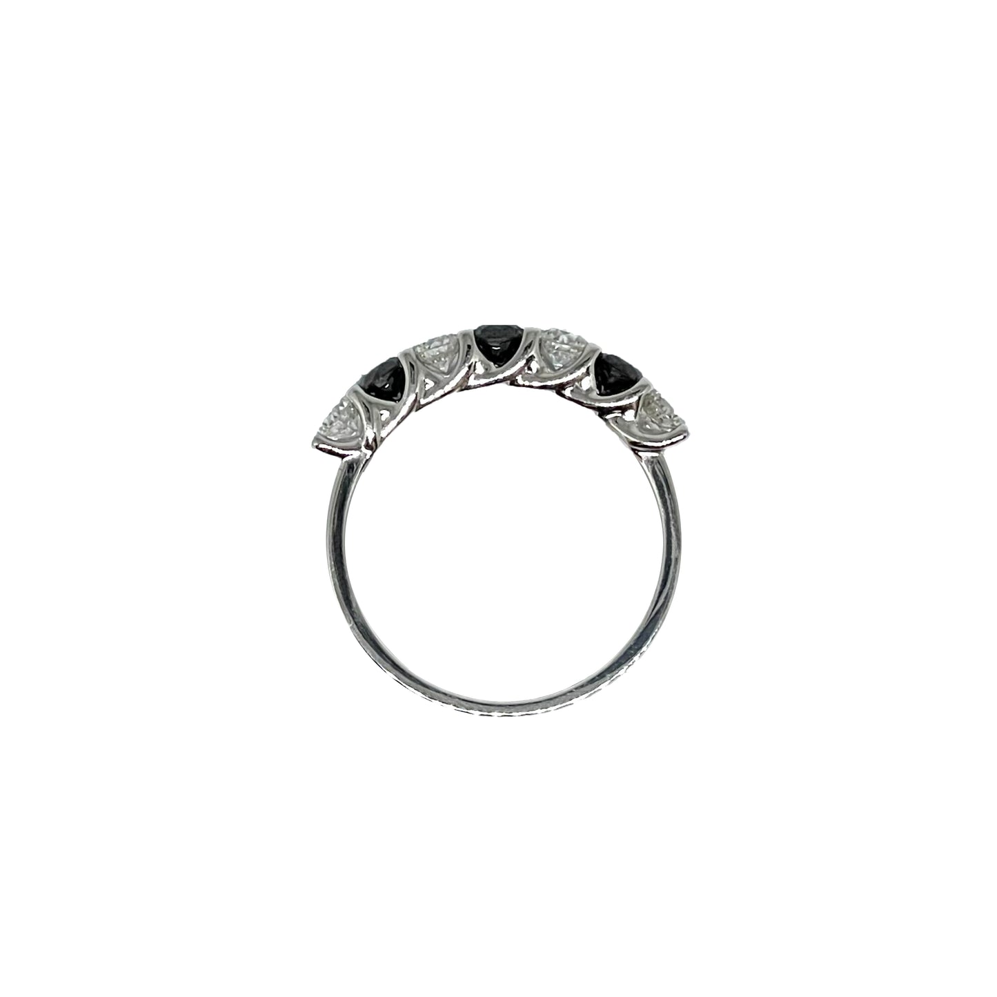 1cts 7-stone Round cut ring