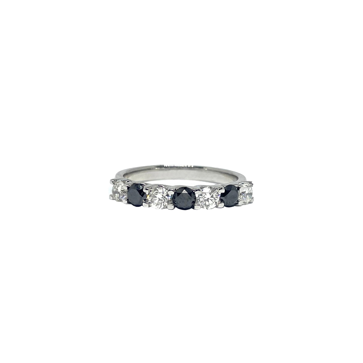 1cts 7-stone Round cut ring