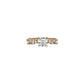 Cushion Diamond Ring With Marquise Accent Stones
