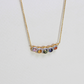 1.03cts Multi-colored Sapphire necklace