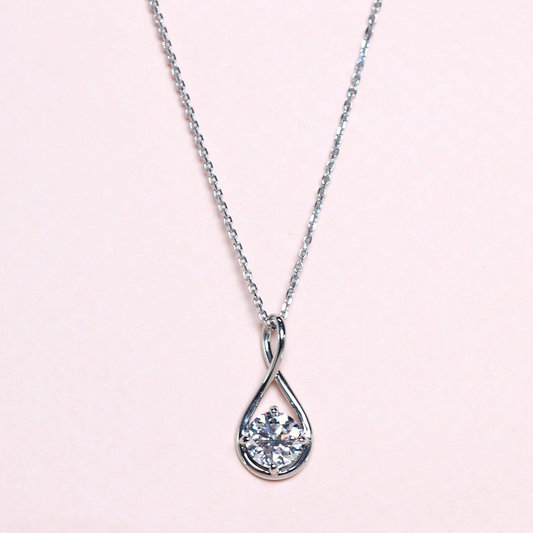 1.06ct Round cut Lab-grown necklace