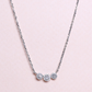 1.44cts Trilogy illusion Lab-grown necklace