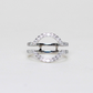 .40cts Half eternity jacket ring