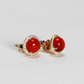 1.87ct Carnelian stud earrings