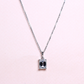 1.95cts Emerald cut Lab-grown Solitaire necklace
