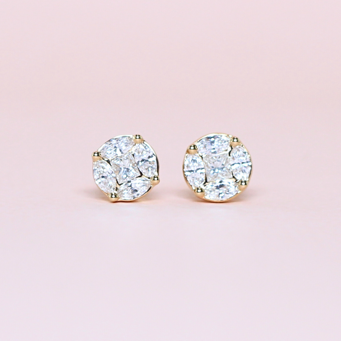1.20cts First Generation Diamond Earrings