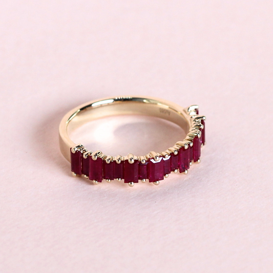 1.63cts Baguette Rubies