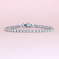 3.73cts Round cut Tennis bracelet