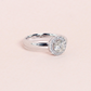 .60ct Round Brilliant diamond ring with Halo