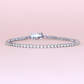 1.57cts Round cut bezel Tennis bracelet