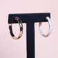 5.137cts Two-way In & Out Lab-grown Hoop earrings