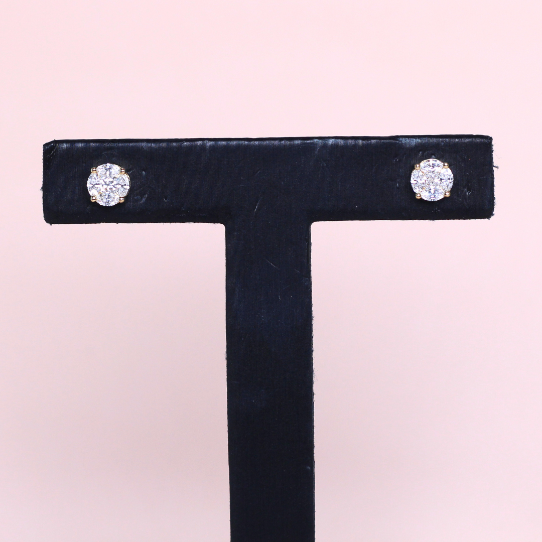 .71cts First Generation Lab-grown Stud earrings