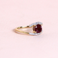 1.40ct Round cut Ruby ring