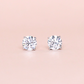 1.04cts Round brilliant lab-grown diamond stud earrings