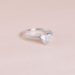 1.50ct Heart Solitaire Lab-grown diamond ring