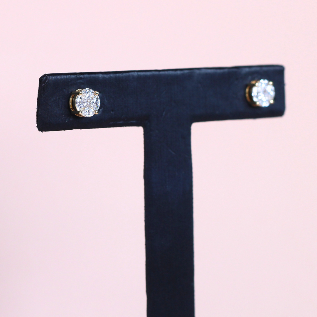 .71cts First Generation Lab-grown Stud earrings