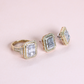 1.90cts Rectangular cushion set