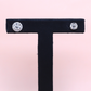 2.32cts Round cut stud earrings with detachable halo