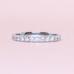 .33cts Round cut Half Eternity ring