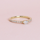 Dainty Marquise diamond ring in Pave setting