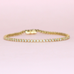 1.60cts Round cut bezel Tennis bracelet