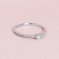 Dainty Marquise diamond ring in Pave setting
