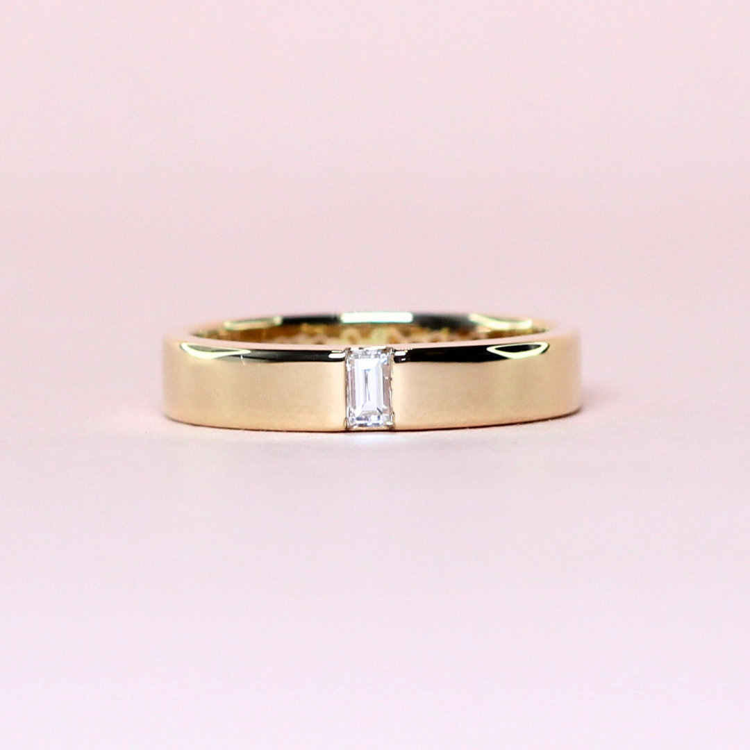 .15ct Baguette cut Male ring