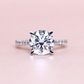 2.78cts Round cut Lab-grown Half Eternity ring