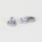 2cts Stud Earrings with removable Halo