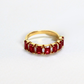 2.08cts Baguette cut Ruby ring