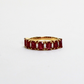 2.08cts Baguette cut Ruby ring