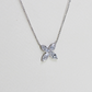2.20cts Marquise cut flower Lab-grown necklace