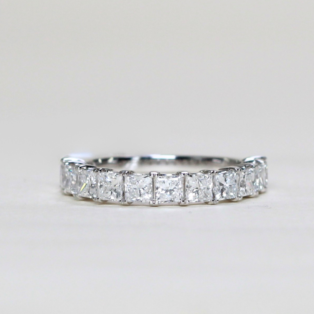 1.97cts 11-stone Princess cut Lab-grown ring