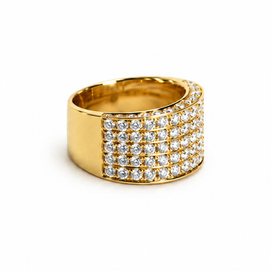 2.432ct Multiple Row lab-grown statement ring