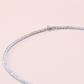 10.31cts square-prong Tennis Necklace