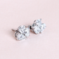 3cts Multi shape cluster earrings