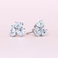 3cts Multi shape cluster earrings